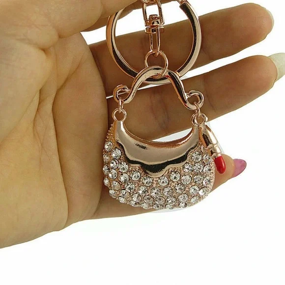 New Lipstick keychain bag charm bling - Picture 3 of 5